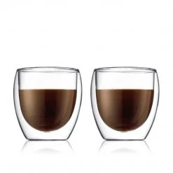 Bodum Pavina Double Wall Glass 2-Pack COFFEE & TEA