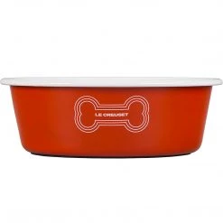 HOME Le Creuset 6 Cup Large Dog Bowl - Orange