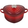 Le Creuset 2 Qt. Heart Cocotte - Cerise COOKWARE