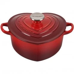 Le Creuset 2 Qt. Heart Cocotte - Cerise COOKWARE