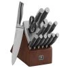 CUTLERY J.A. Henckels International Graphite 14-Piece Self-Sharpening Knife Block Set 2 CUTLERY J.A. Henckels International Graphite 14-Piece Self-Sharpening Knife Block Set