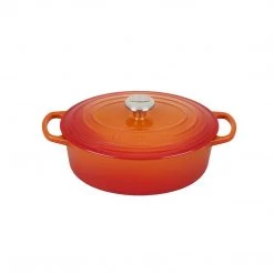 Le Creuset 2.75 Qt. Signature Oval Dutch Oven - Flame