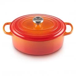 Le Creuset 6.75 Qt. Signature Oval Dutch Oven - Flame COOKWARE