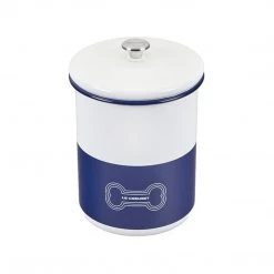 Le Creuset 4.25 Qt. Treat Jar With Stainless Steel Knob - Dark Blue