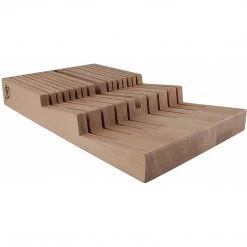 Shun In-Drawer Bamboo Knife Tray: 15-Slot