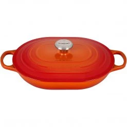 Le Creuset 3.75 Qt. Signature Oval Casserole - Flame
