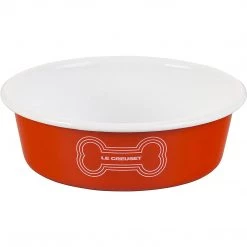 Le Creuset 4 Cup Medium Dog Bowl - Orange