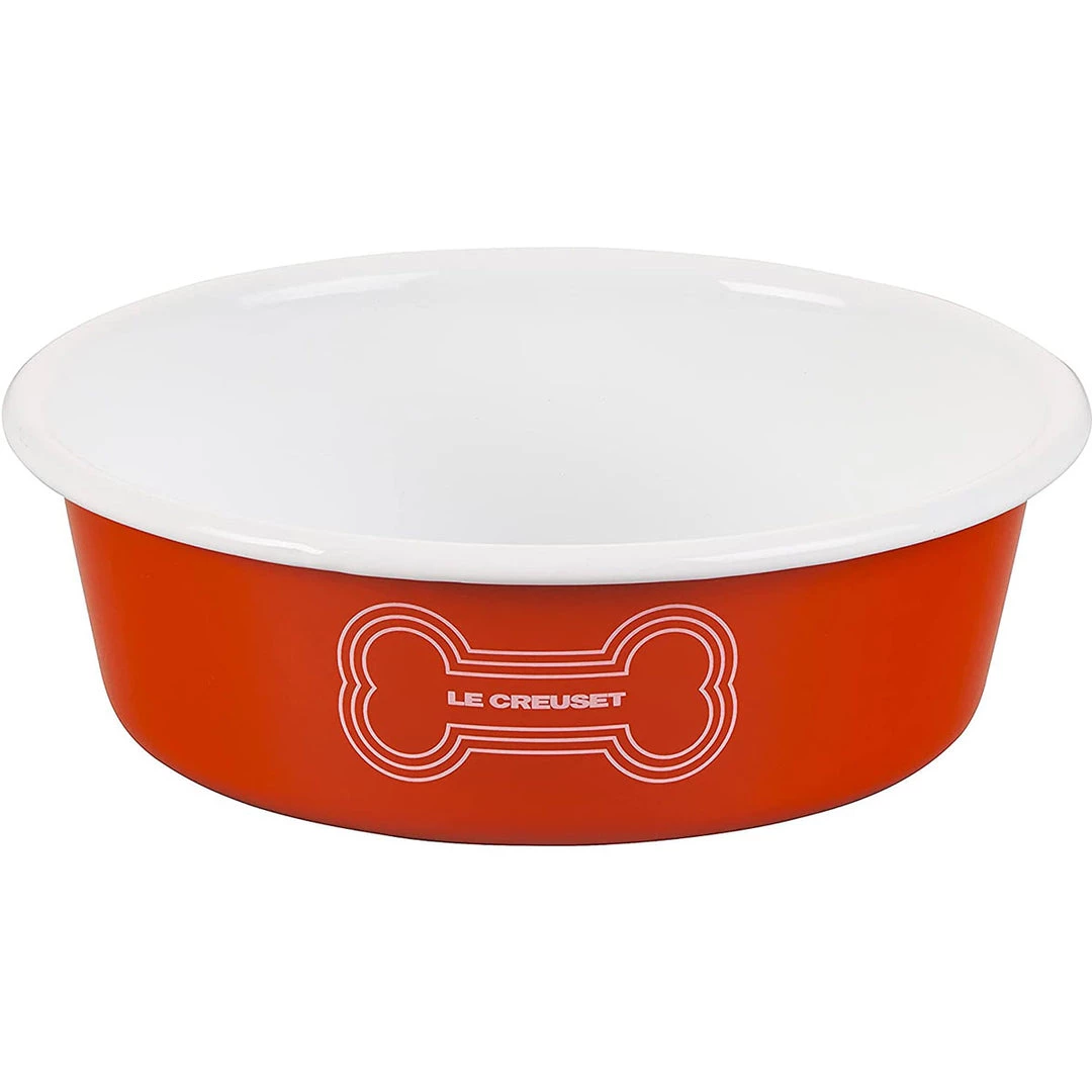 Le Creuset 4 Cup Medium Dog Bowl - Orange 3 Le Creuset 4 Cup Medium Dog Bowl - Orange