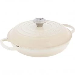 Products Le Creuset Signature 2.25-Quart Braiser With Stainless Steel Knob - Meringue