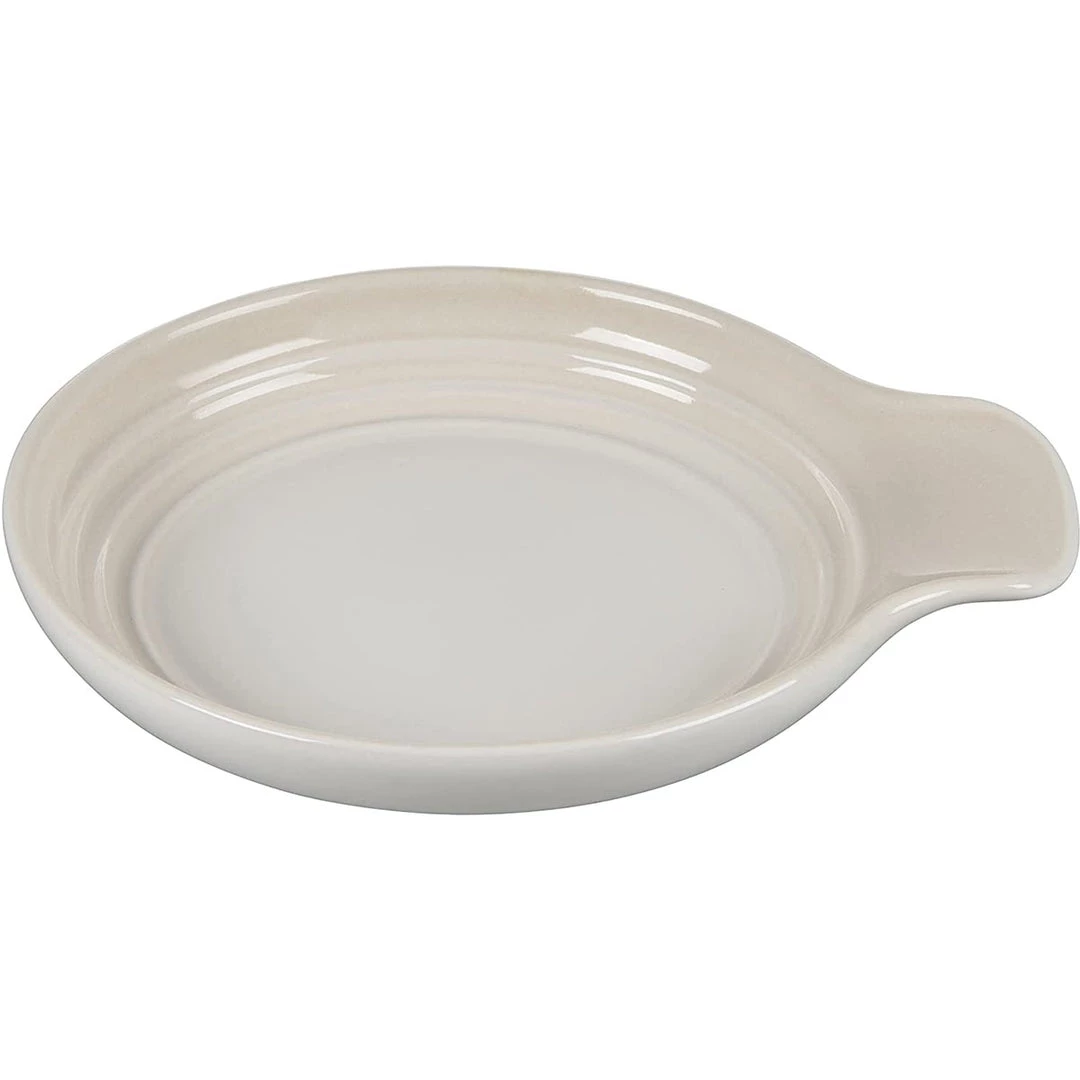Le Creuset 6" Signature Spoon Rest - Meringue 4 Le Creuset 6" Signature Spoon Rest - Meringue