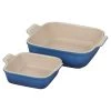Le Creuset Heritage Set Of 2 Square Dishes - Marseille BAKEWARE