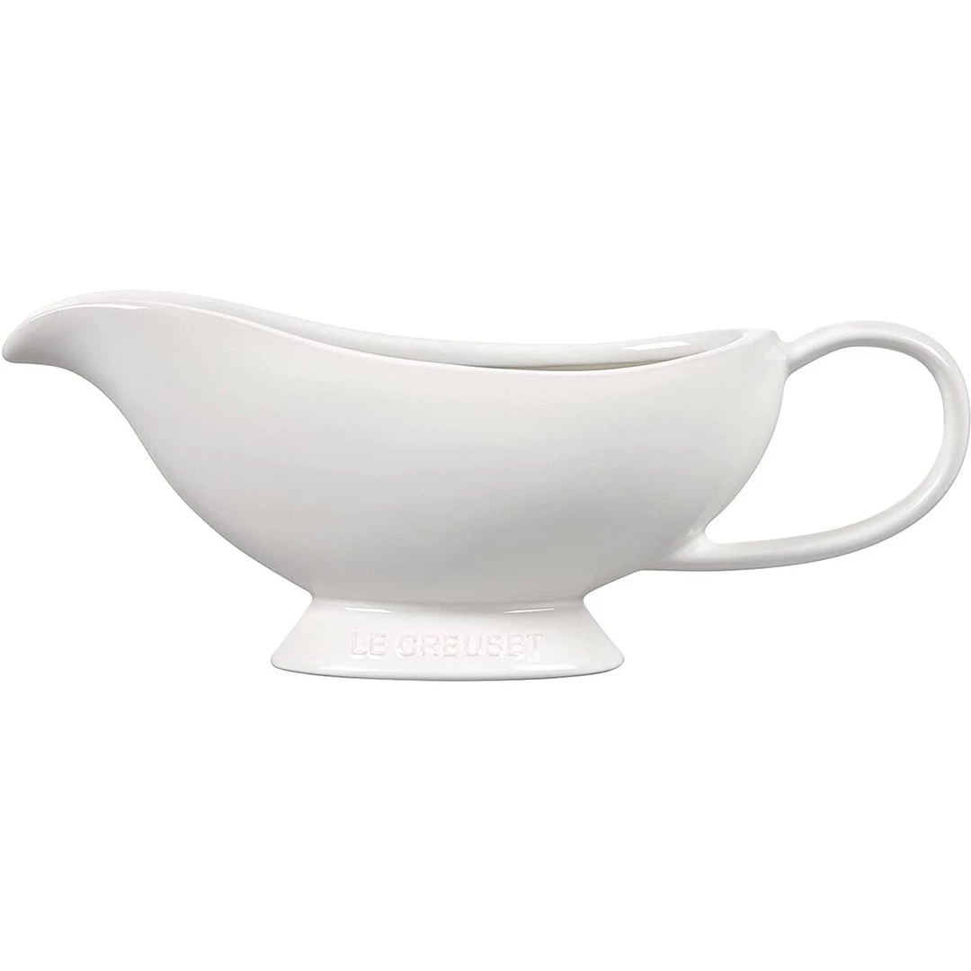 Le Creuset 16 Oz. Heritage Gravy Boat - White LeCreuset 3 Le Creuset 16 Oz. Heritage Gravy Boat - White LeCreuset