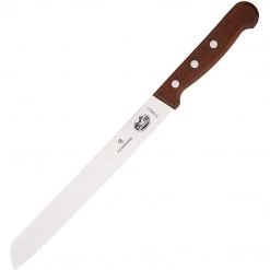 Victorinox 8-Inch Wavy Edge Bread Knife, Rosewood Handle CUTLERY