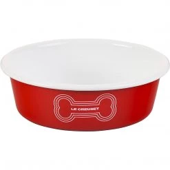 Le Creuset 4 Cup Medium Dog Bowl - Red HOME