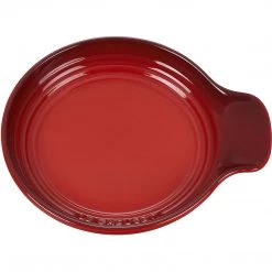 Le Creuset 6" Signature Spoon Rest - Cerise LeCreuset