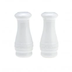 Le Creuset 4 Oz. Each Salt And Pepper Shaker Set Of 2 - White