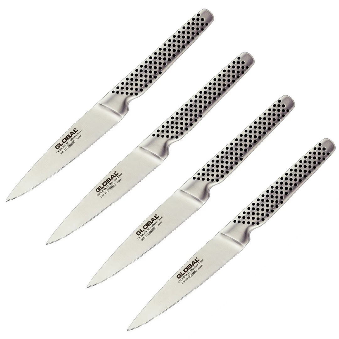CUTLERY Global Gsf 4-Piece Steak Knife Set 3 CUTLERY Global Gsf 4-Piece Steak Knife Set