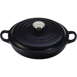 Le Creuset 1.5 Qt. Signature Braiser - Licorice COOKWARE