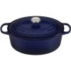 Le Creuset 9.5 Qt. Signature Oval Dutch Oven - Indigo COOKWARE
