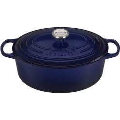 Le Creuset 9.5 Qt. Signature Oval Dutch Oven - Indigo COOKWARE