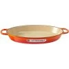 BAKEWARE Le Creuset 3 Qt. Signature Oval Baker - Flame
