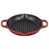 Le Creuset 9.75" Signature Deep Round Grill Pan - Cerise COOKWARE
