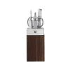 Zwilling J.A. Henckels TWINOX 5-Piece Spa Bath Station Wood