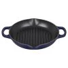 Le Creuset 9.75" Signature Deep Round Grill Pan - Indigo COOKWARE