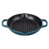 Le Creuset 9.75" Signature Deep Round Grill Pan - Deep Teal