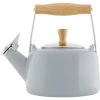 Chantal 1.4 Qt. Enamel-on-Steel Sven Teakettle - Fog Grey COOKWARE 2 Chantal 1.4 Qt. Enamel-on-Steel Sven Teakettle - Fog Grey COOKWARE