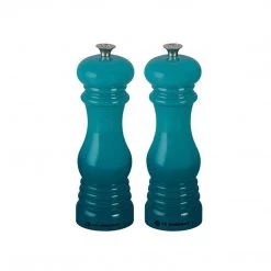 Le Creuset 8" X 2.5" Salt And Pepper Mill Set - Caribbean