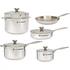 Le Creuset 10-Piece Stainless Steel Set COOKWARE