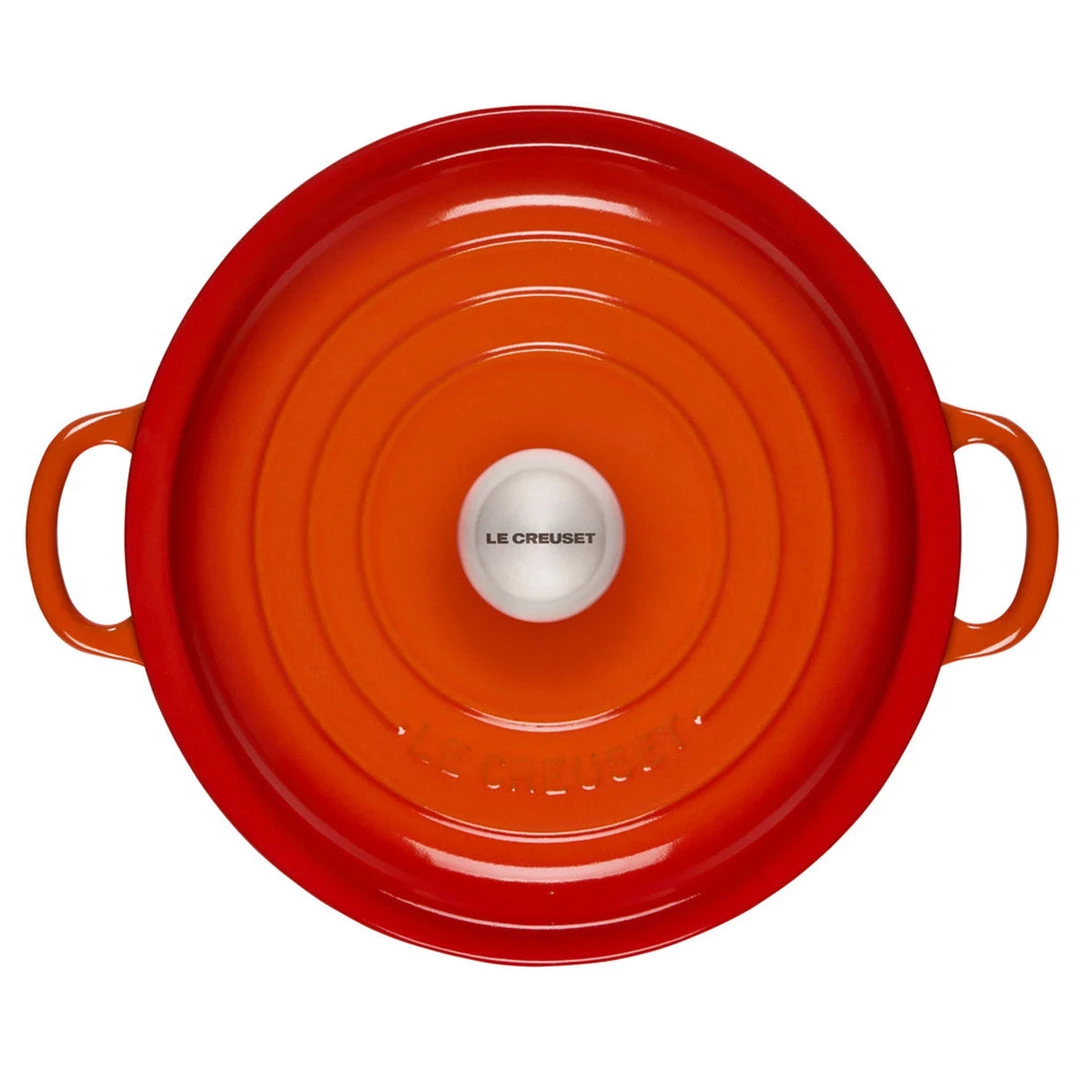 Le Creuset 1.5 Qt. Signature Braiser - Flame 6 Le Creuset 1.5 Qt. Signature Braiser - Flame