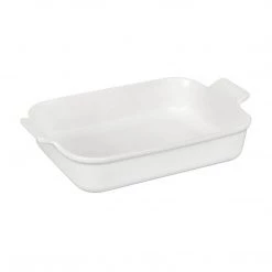 Le Creuset 4 Qt Heritage Rectangular Dish - White BAKEWARE