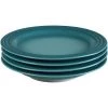 Le Creuset 8.5" Set Of (4) 8.5" Salad Plates - Caribbean LeCreuset