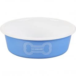HOME Le Creuset 4 Cup Medium Dog Bowl - Light Blue