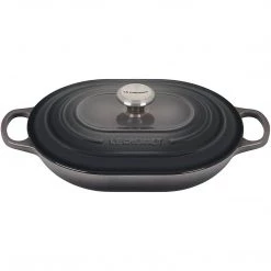 Le Creuset 3.75 Qt. Signature Oval Casserole - Oyster COOKWARE