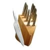 CUTLERY Chroma 9-Piece Knife Set With Block And Whetstone