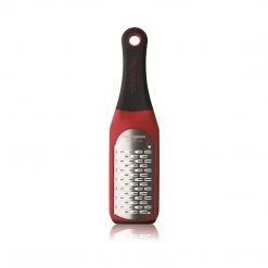 Microplane Artisan Series Bi-Directional Ribbon Blade Cheese Grater (Red)
