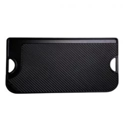 Le Creuset Enameled Cast Iron Giant Reversible Grill/Griddle, 10" X 18.5", Licorice