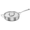 ZWILLING J.A. Henckels Aurora Saute Pan, 3 Quart, Silver, Stainless Steel