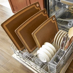 Epicurean Gourmet Series 14.5'' X 11.25'' Cutting Board - Nutmeg/Natural 10 Epicurean Gourmet Series 14.5'' X 11.25'' Cutting Board - Nutmeg/Natural