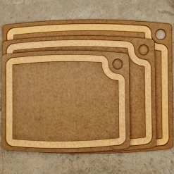 Epicurean Gourmet Series 14.5'' X 11.25'' Cutting Board - Nutmeg/Natural 11 Epicurean Gourmet Series 14.5'' X 11.25'' Cutting Board - Nutmeg/Natural