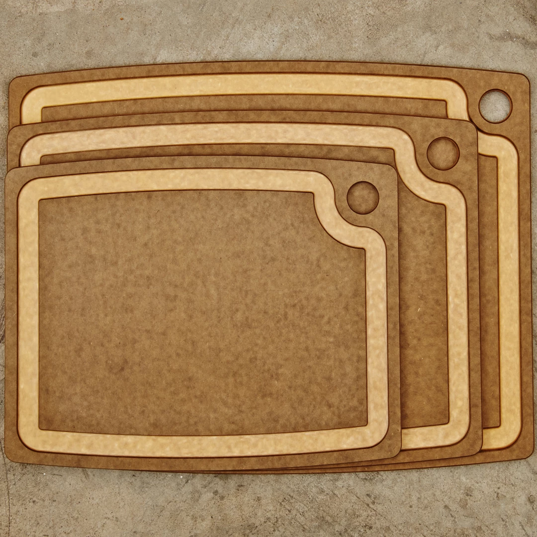 Epicurean Gourmet Series 14.5'' X 11.25'' Cutting Board - Nutmeg/Natural 7 Epicurean Gourmet Series 14.5'' X 11.25'' Cutting Board - Nutmeg/Natural