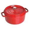 Staub Cast Iron 9-Quart Round Cocotte - Cherry COOKWARE
