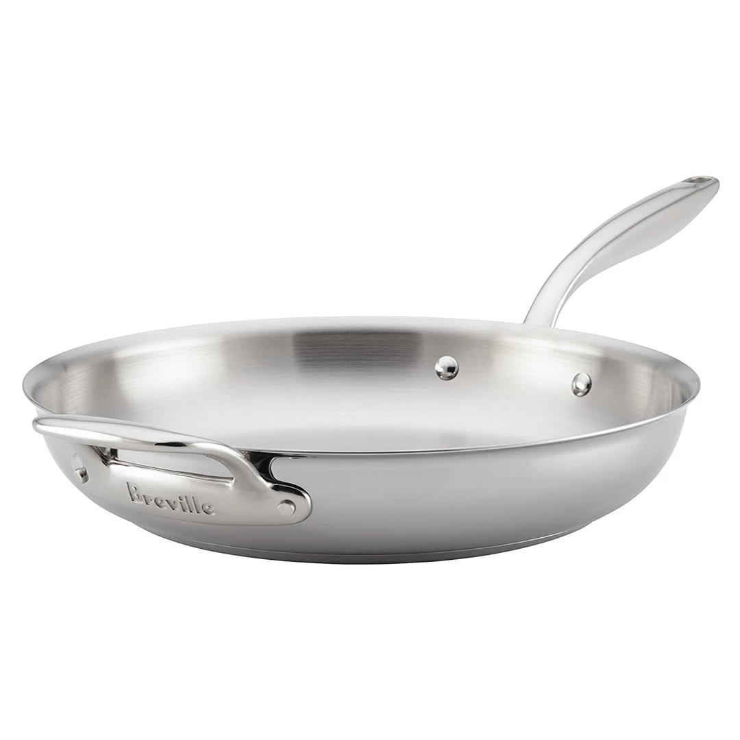 Breville Thermal Pro® Clad Stainless Steel 12.5" Skillet COOKWARE 3 Breville Thermal Pro® Clad Stainless Steel 12.5" Skillet COOKWARE