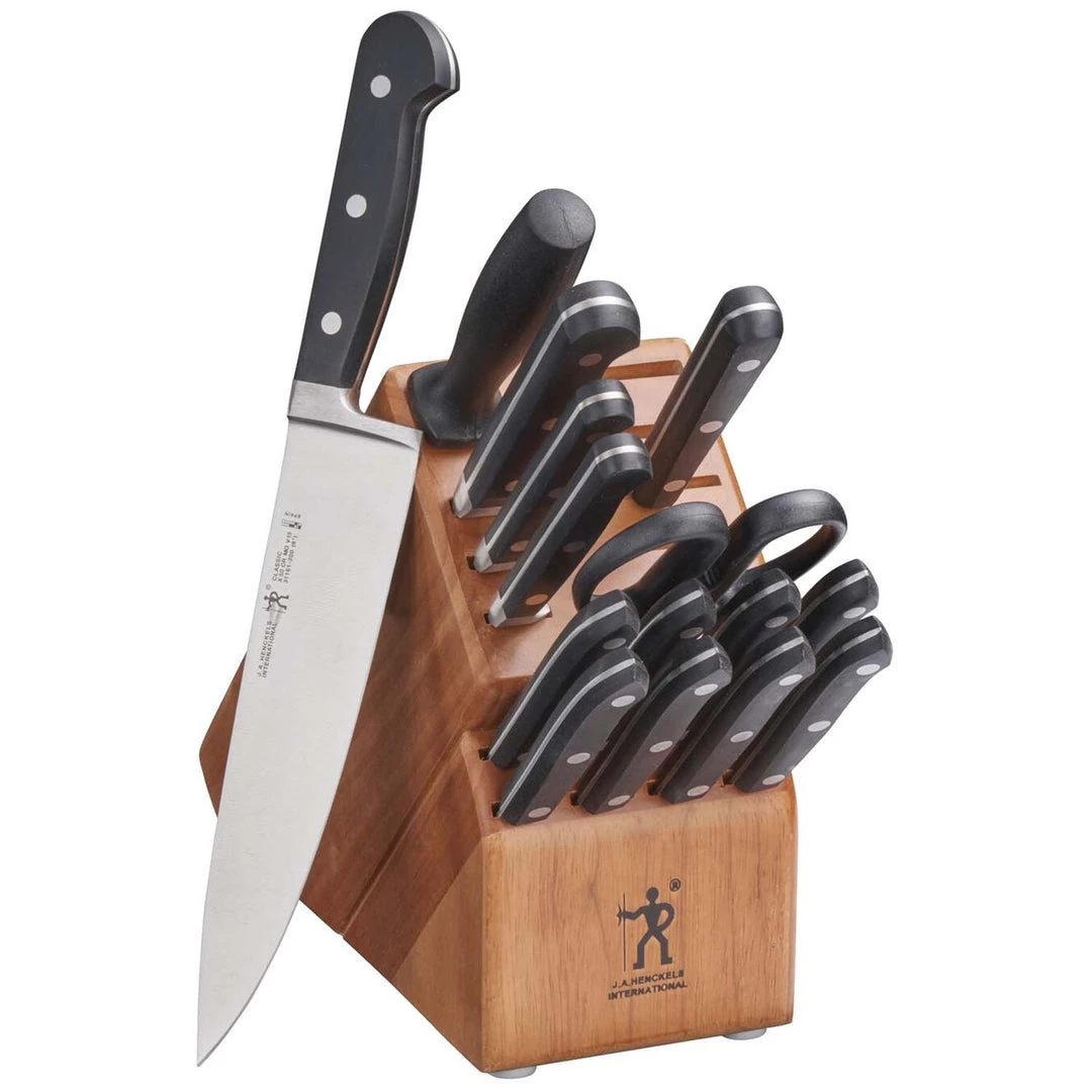 CUTLERY J.A. Henckels International Classic 16-Piece Knife Block Set 3 CUTLERY J.A. Henckels International Classic 16-Piece Knife Block Set