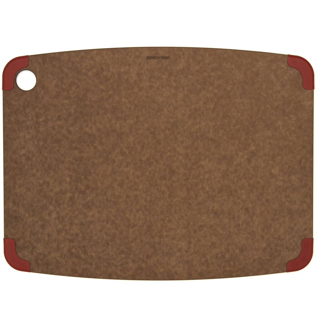 Epicurean Nonslip Series 17.5'' X 13'' Cutting Board - Nutmeg/Red 3 Epicurean Nonslip Series 17.5'' X 13'' Cutting Board - Nutmeg/Red