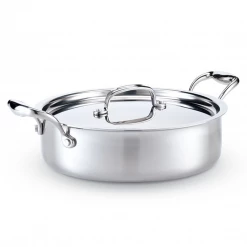 Hammer Stahl 4-Quart Sauteuse With Lid