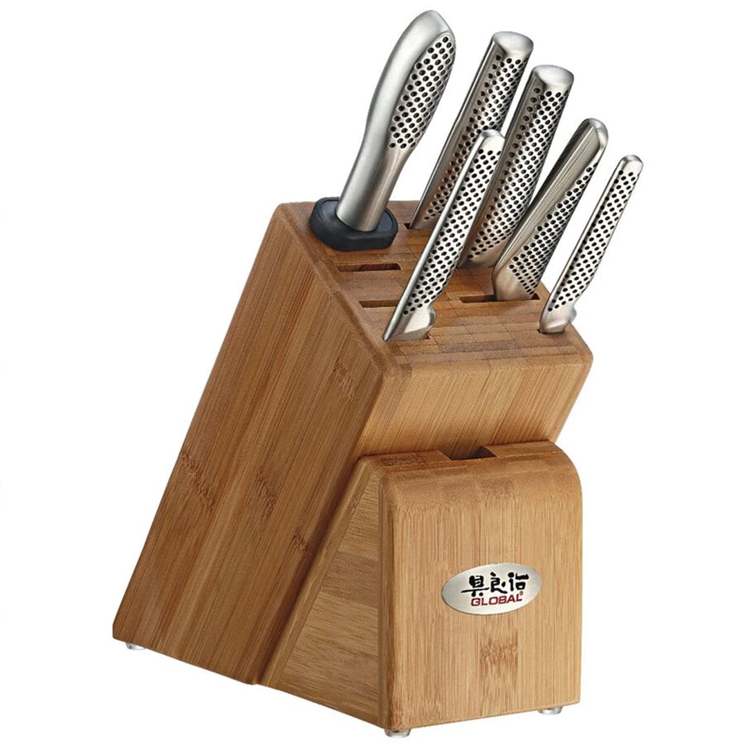 Global Classic Takashi 7-Piece Professional Cutlery Block Set 3 Global Classic Takashi 7-Piece Professional Cutlery Block Set